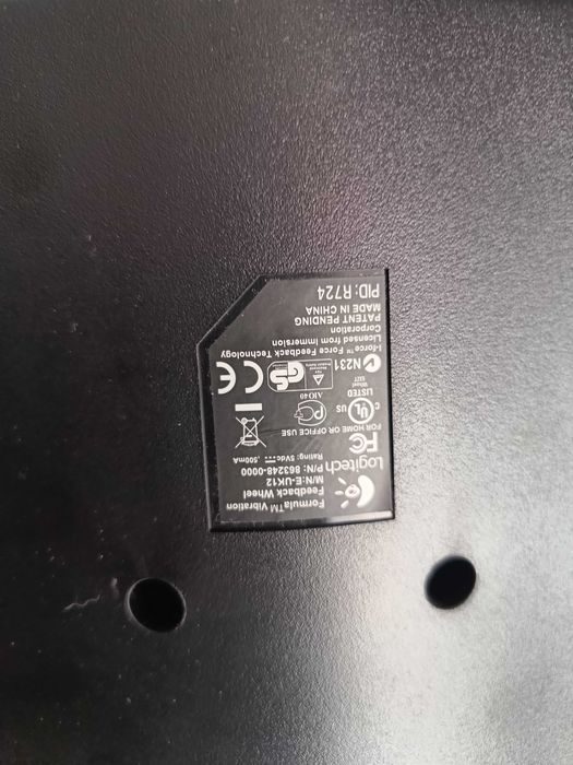 Кермо ігрове Logitech vibration feedback wheel