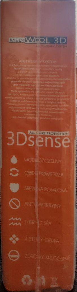 Materac MED WOOL 3D