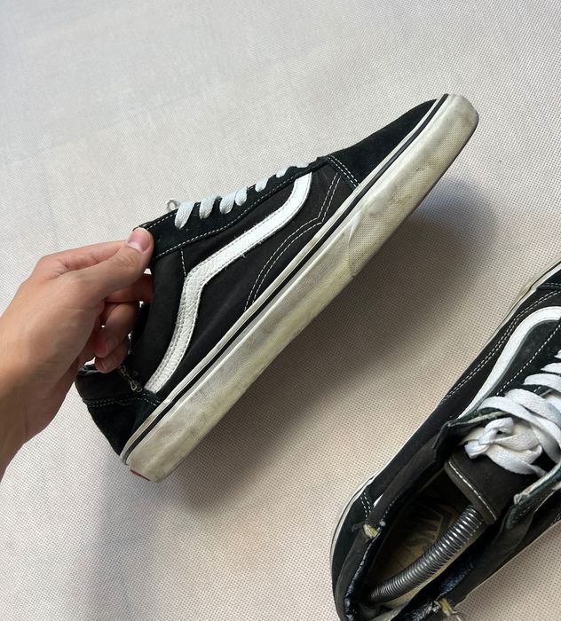 Spodnie Vans skate black white