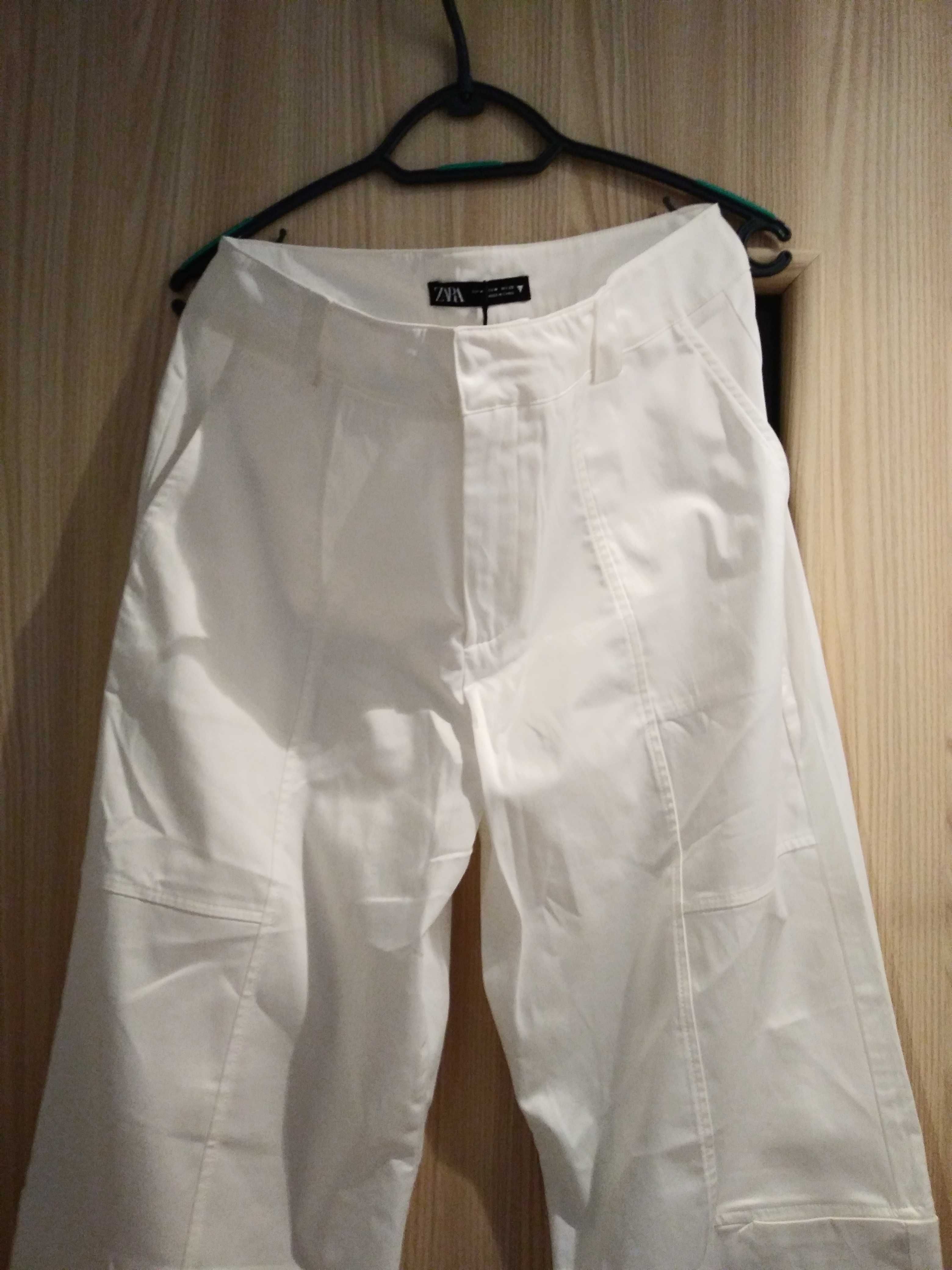 spodnie szeroka nogawka M Zara