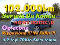 Skoda Fabia 1.2 70KM Mpi 102tyś.km SERWIS Wypasiona NOWY Rozrząd KLIMATRONIK