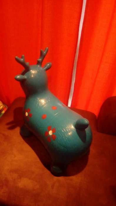 Cavalo de borracha como novo