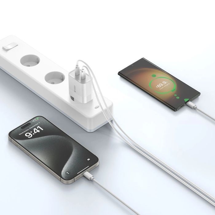 Ładowarka Tech-Protect C20W sieciowa 2x USB-C PD 20W - czarna