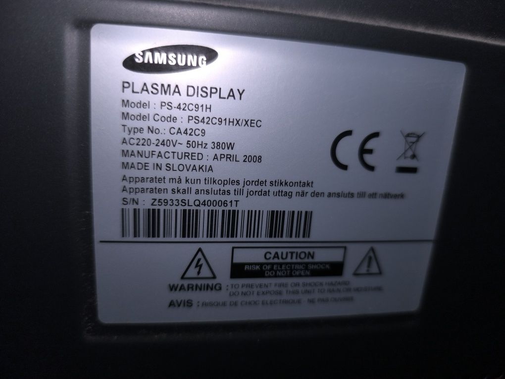 Telewizor Samsung PS42C91H