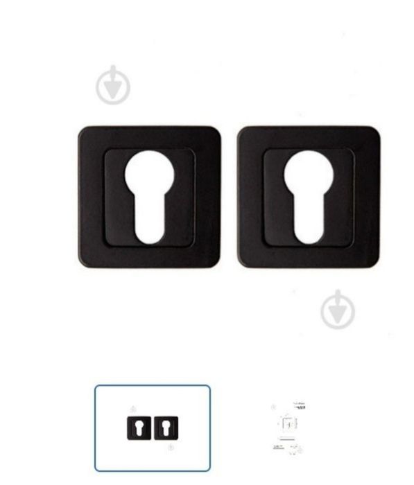 Накладка на циліндр (до дверей). Замок дверний