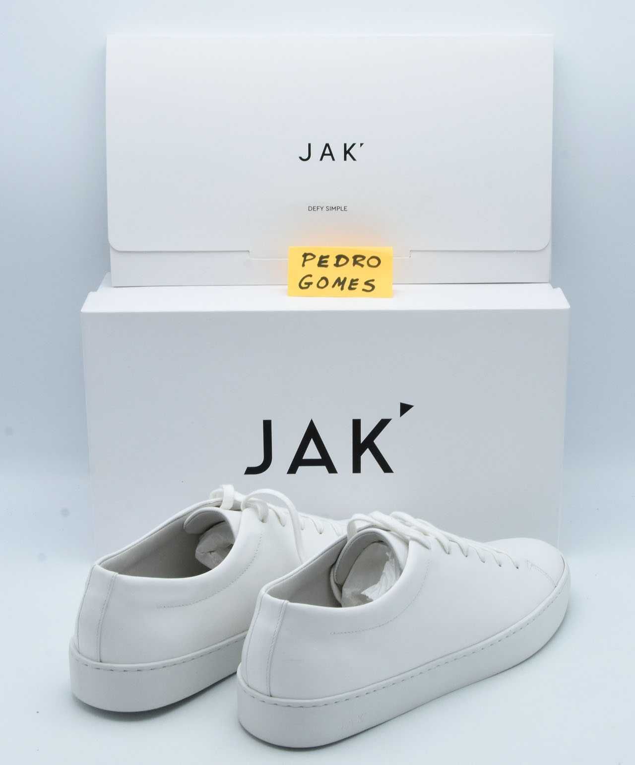 Tenis JAK Royal White NOVOS em pele proveniente oferta metade do valor