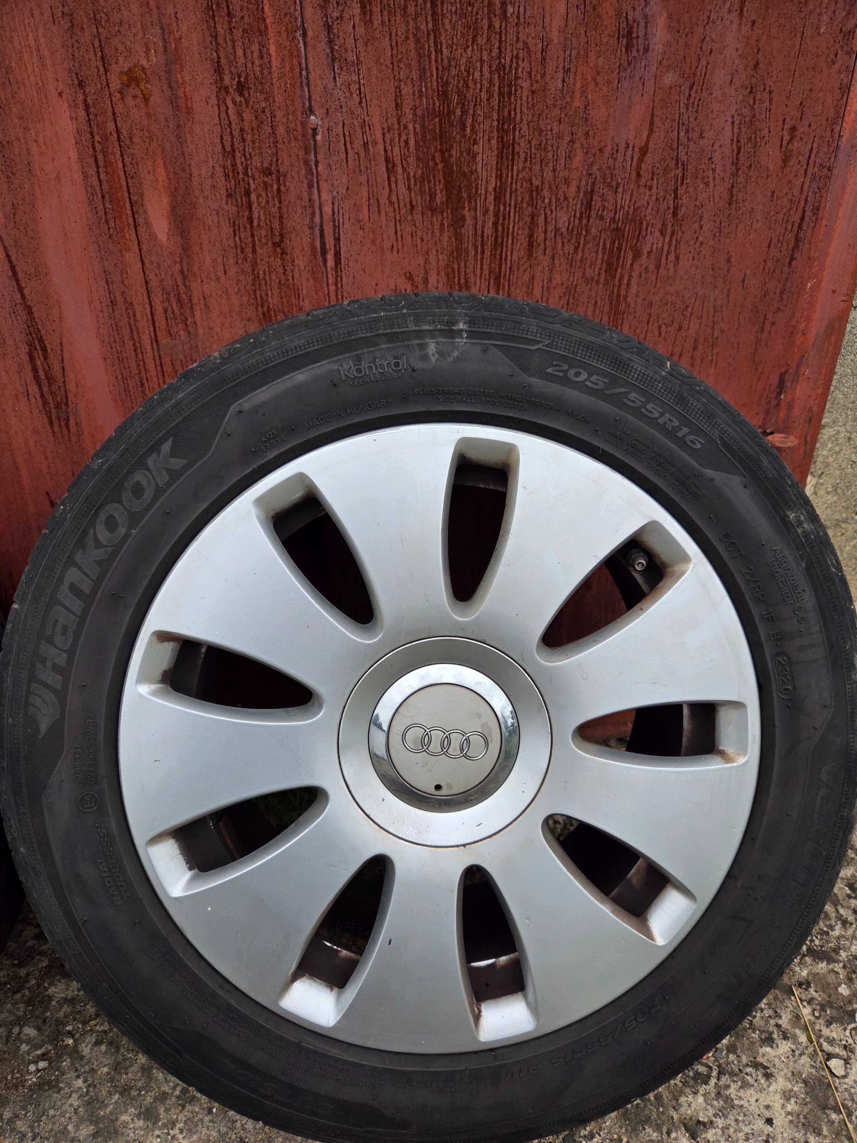 Sprzedam felgi z oponami letnimi w cenie opon HANKOOK 205/55 R16