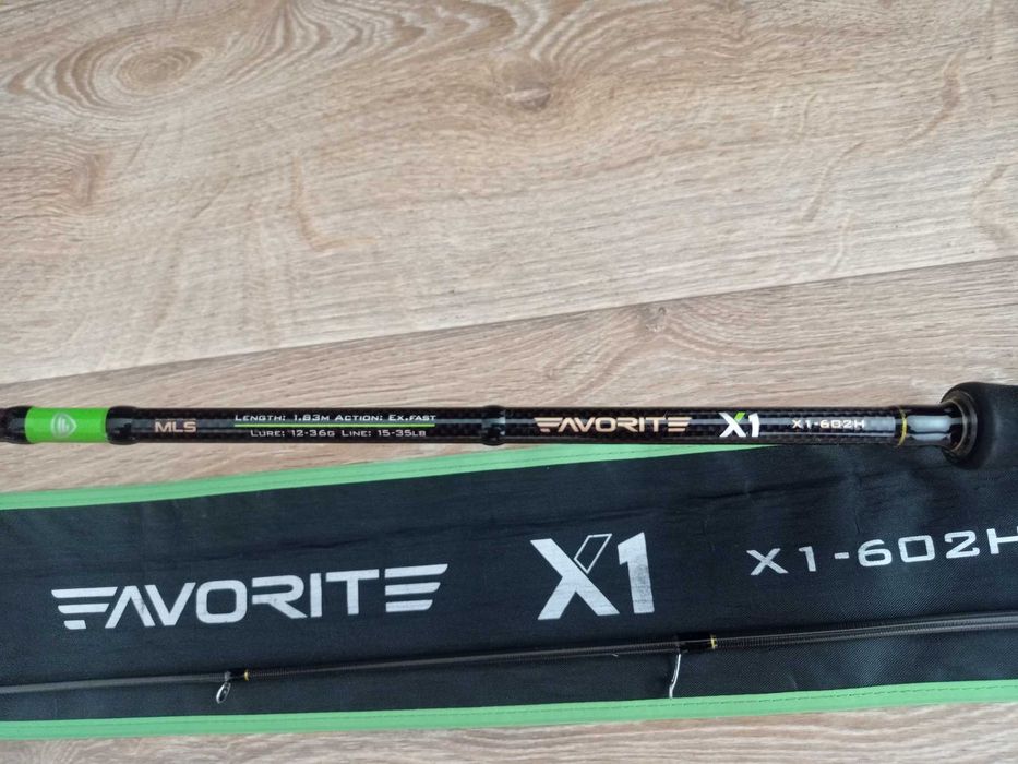Спининги: Favorite X1 602H  и Norstream Favorite 2 Twich special