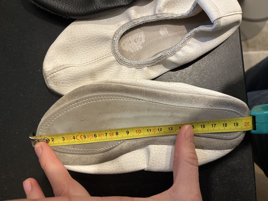 Baletki 3 szt. 19.5, 20 i 20.5 cm długości podeszwa