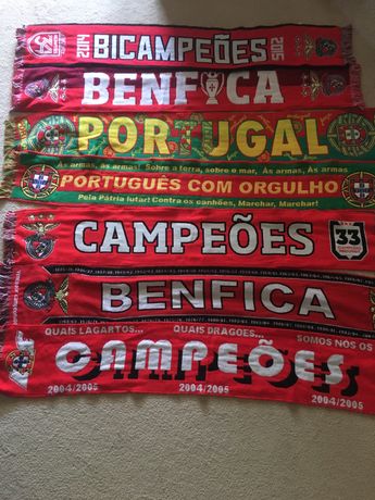 Cachecois Benfica e Portugal