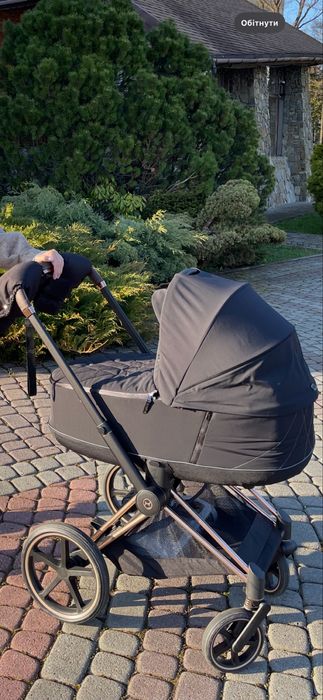 Cybex Priam 3в1+база для автокрісла, та аксесуари