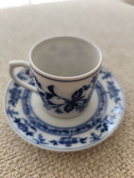 Conjunto Vista Alegre Margão - 6 Chávenas e Pires Impecáveis