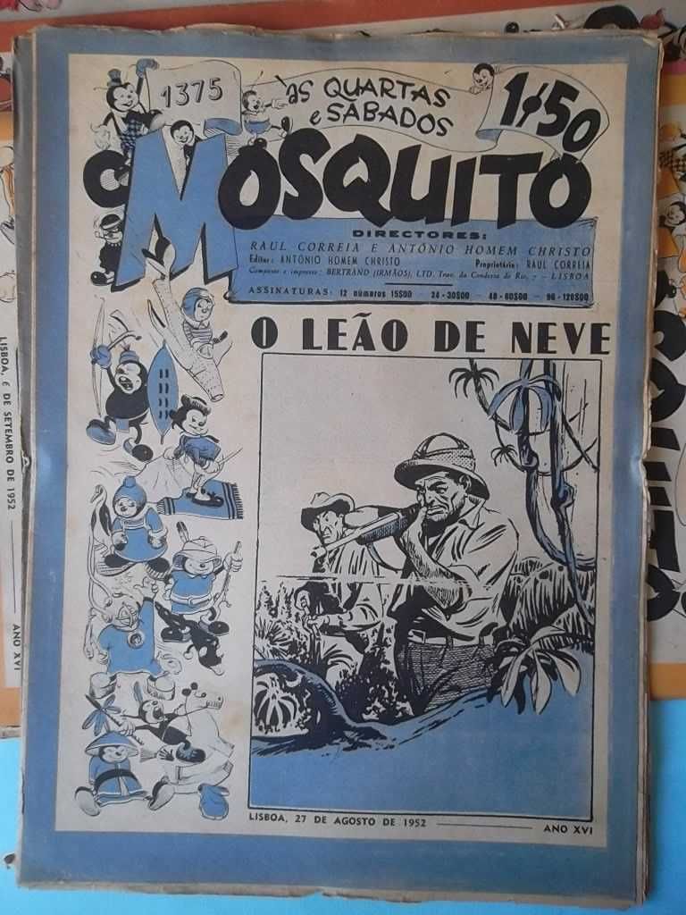 O Mosquito - Lote de revistas  BD