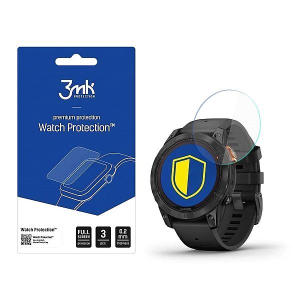 Szkło hybrydowe 3mk Watch Protection™ v. FlexibleGlass Lite na Garmin