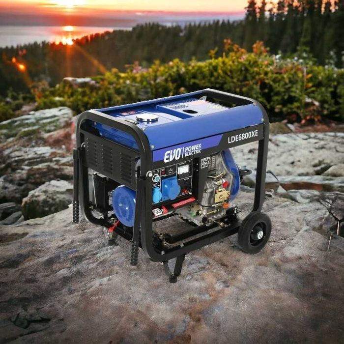 Генератор EVO 4,0 кВт / 4,5 кВт 230 В LDE6800XE генератор дизельний