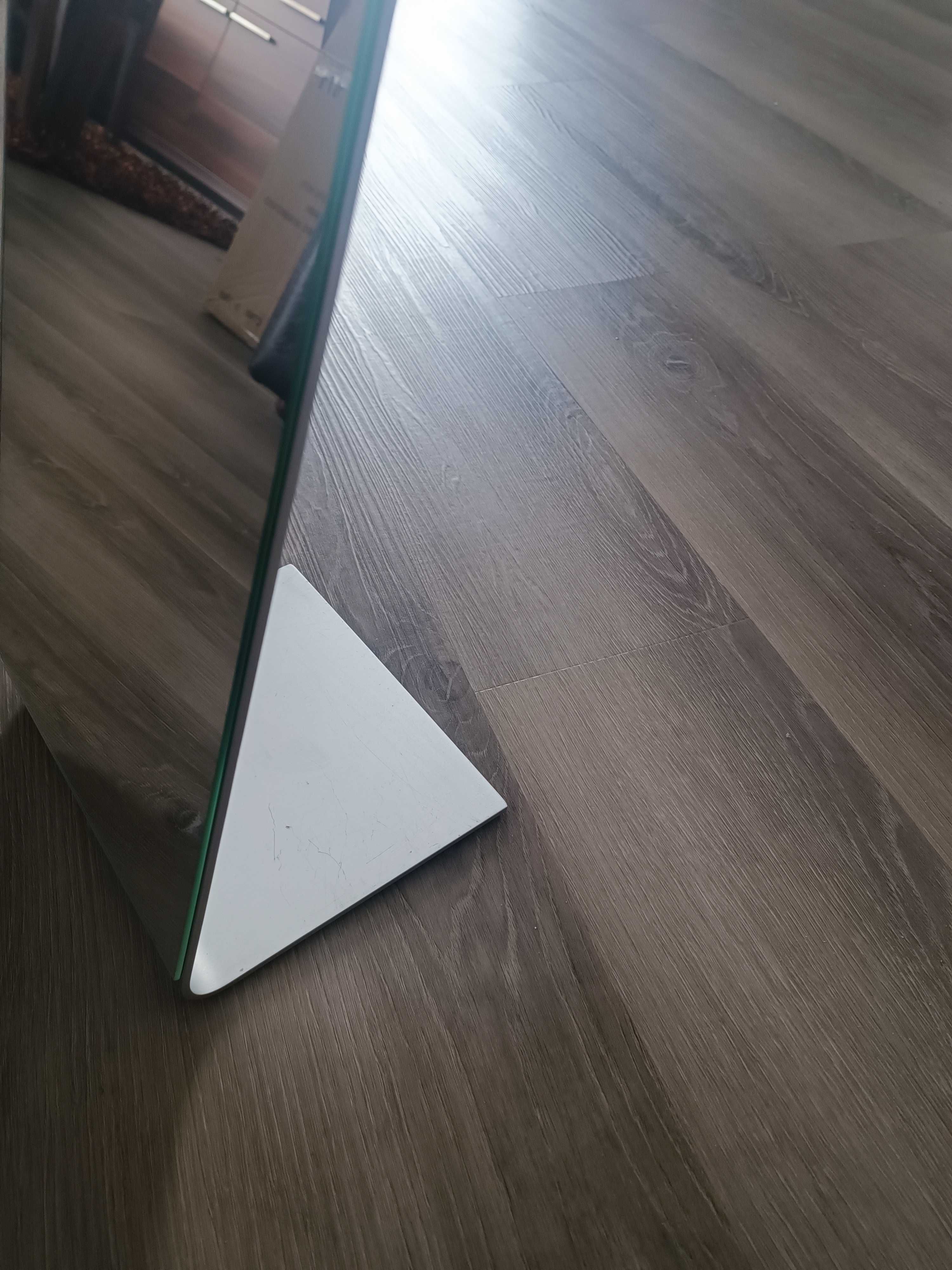 Espelho de pé metalizado rectangular