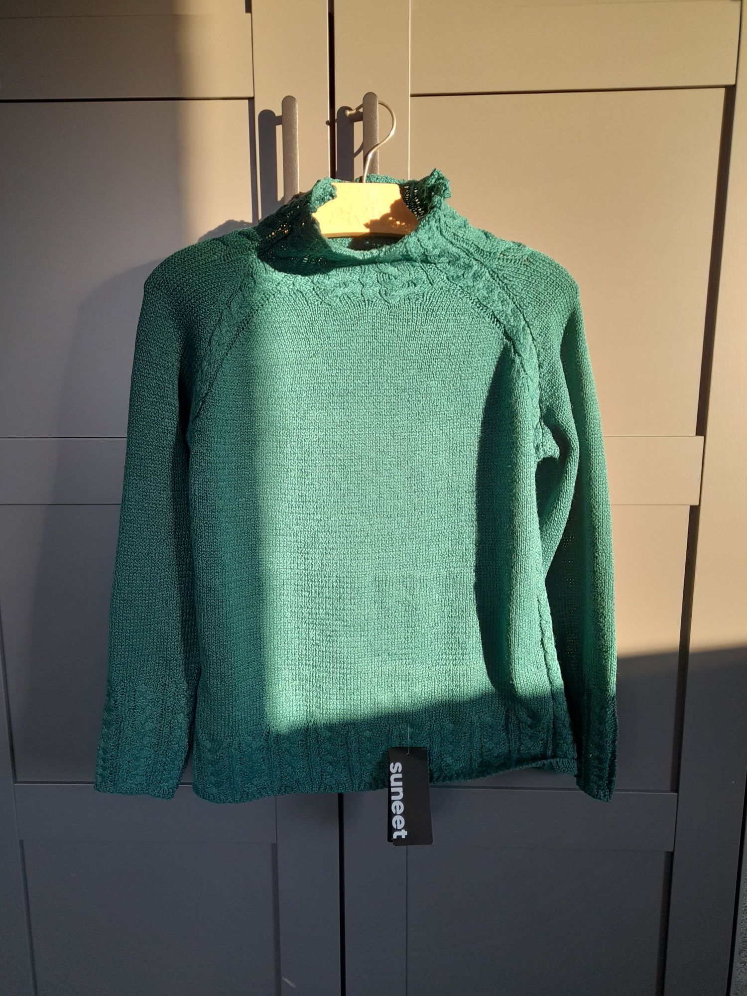 Sweter zielony S/M