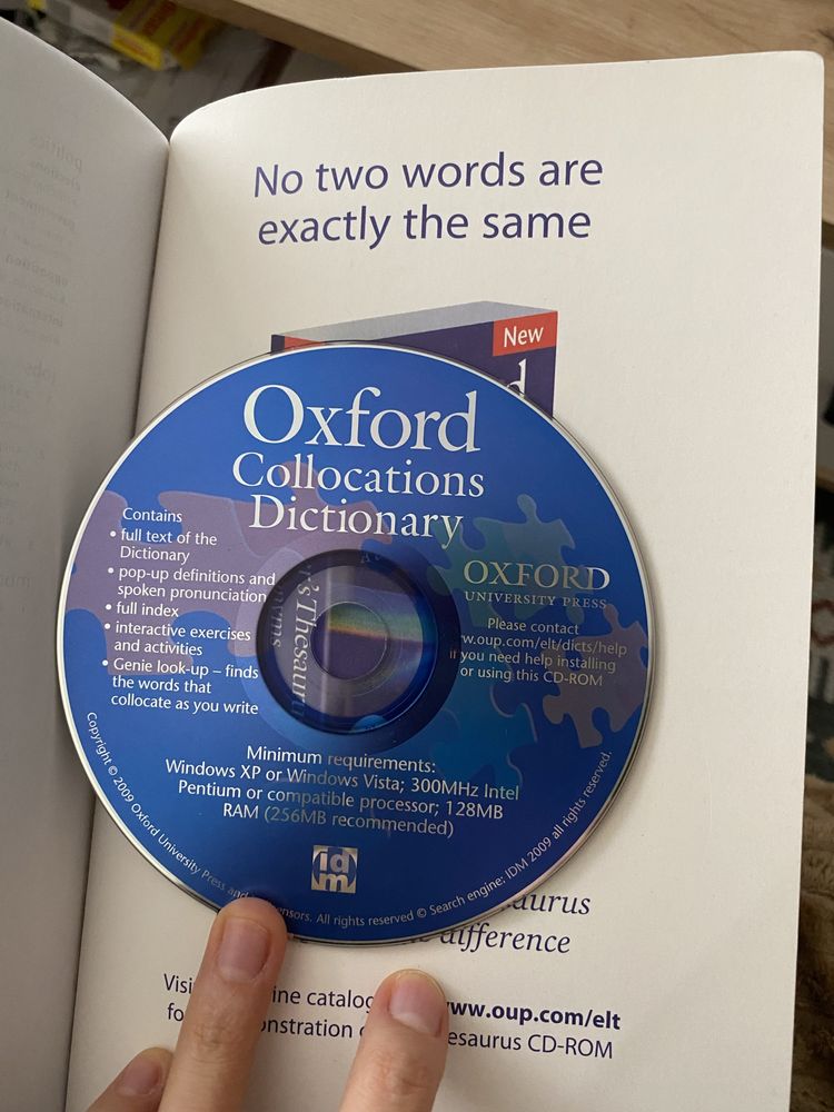 Oxford collocations dictionary slownik angielski