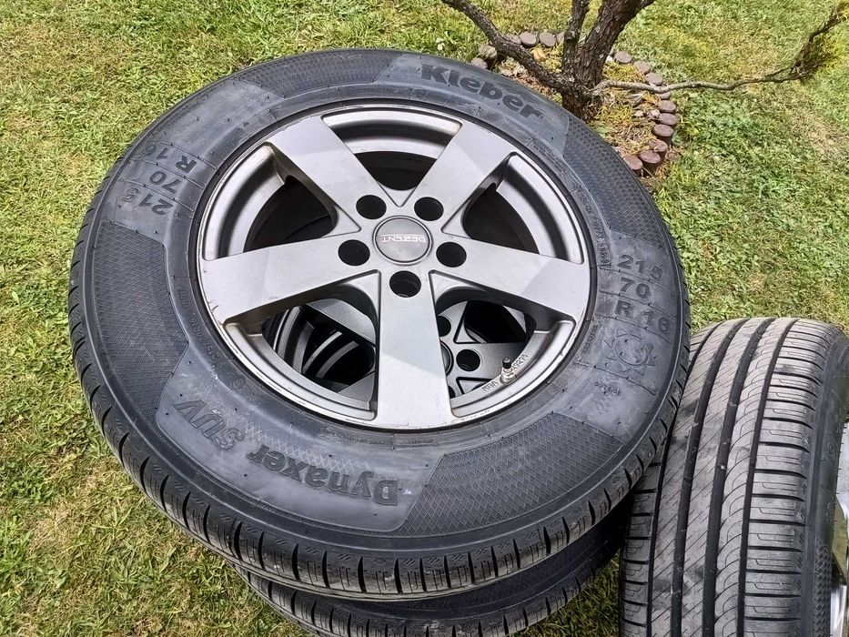 koła komplet lato 215 70 R16  ET35  5x114,3   6 1/2 J X16H  TPMS