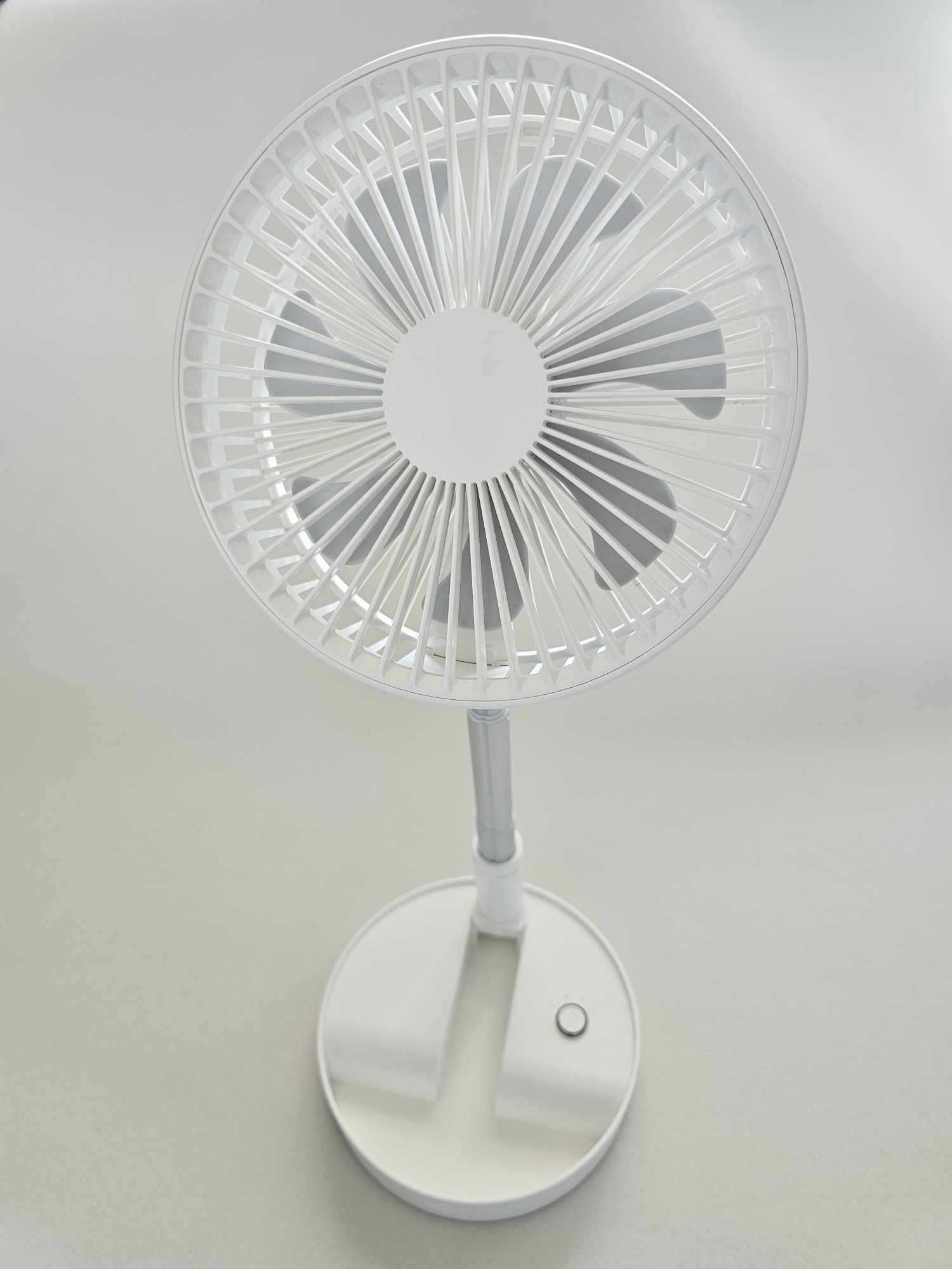 Wentylator, wiatrak FOLDING FAN P9S składany, teleskopowy - biały