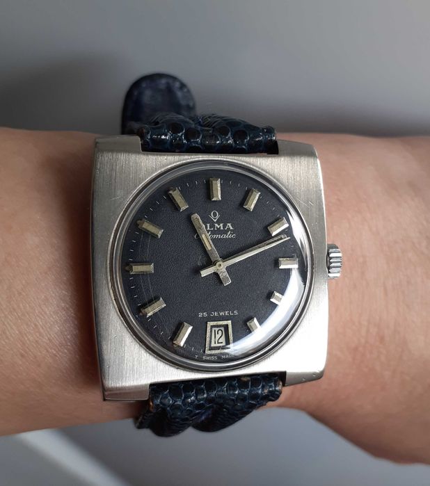 Relógio vintage Olma suíço automático