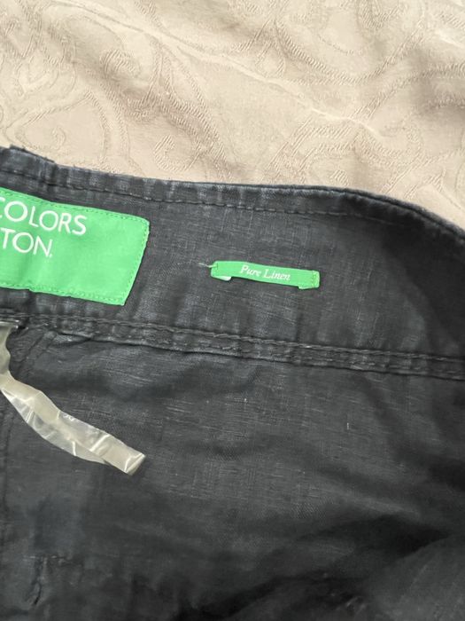 Льняные брюки Benetton