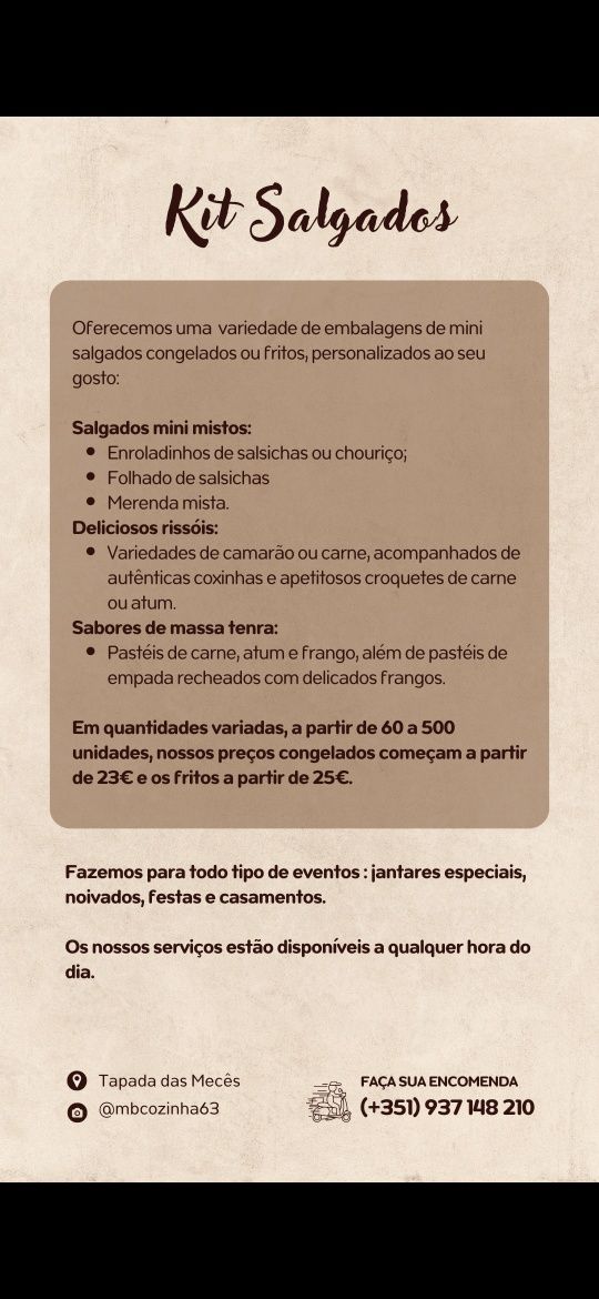 Take Away Doce e Salgados