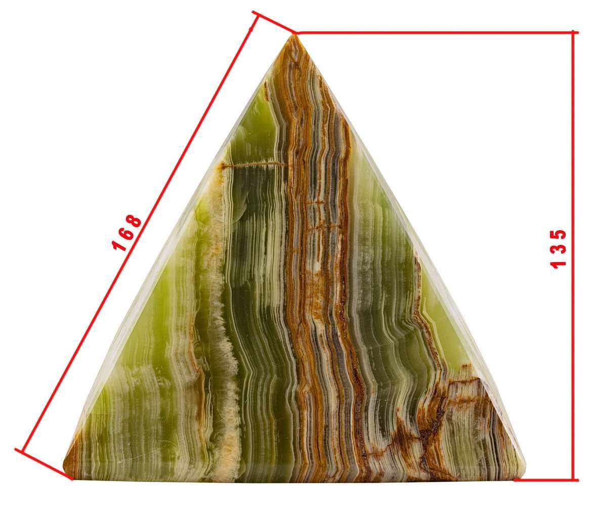 Четырёх - гранная пирамида из минерала Оникса