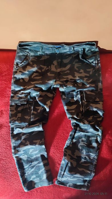 Bojówki Erland Fashion spodnie moro r.L/XLst..B.D.