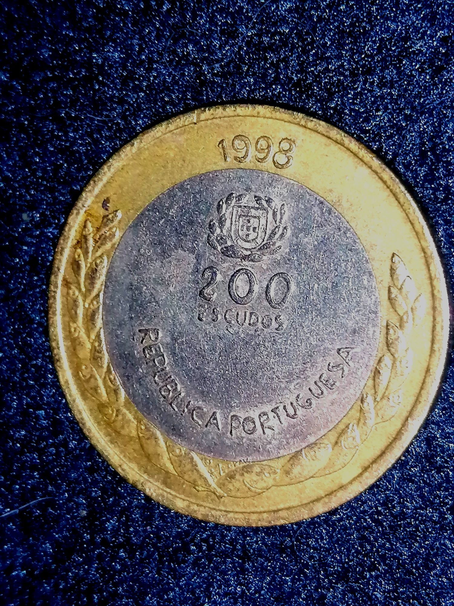 Moeda 200 escudos Expo 98"peixe"