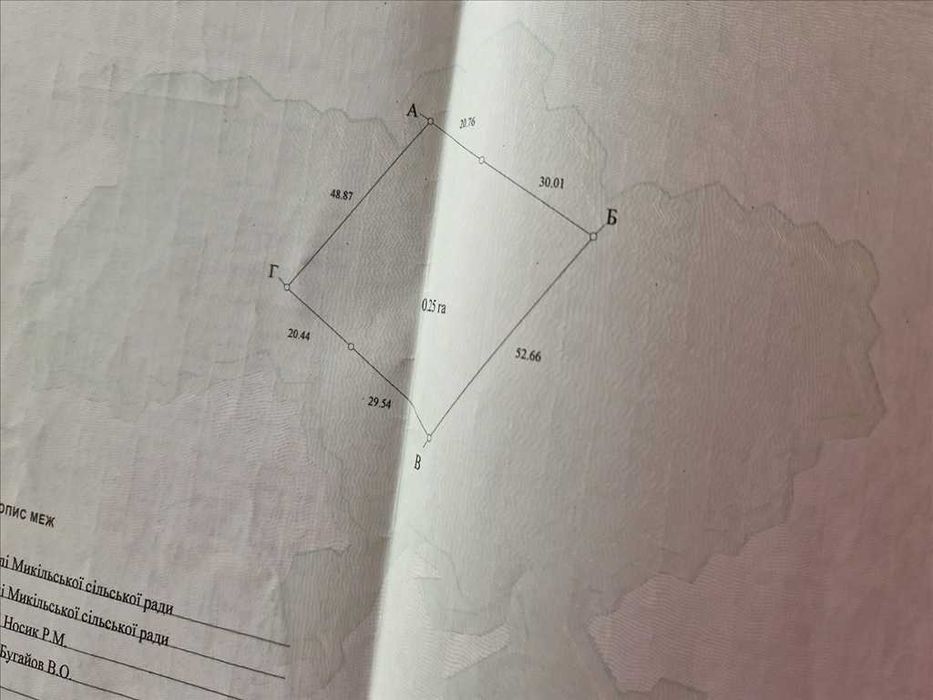 Землі сільськогосподарського призначення в с.Ваці.