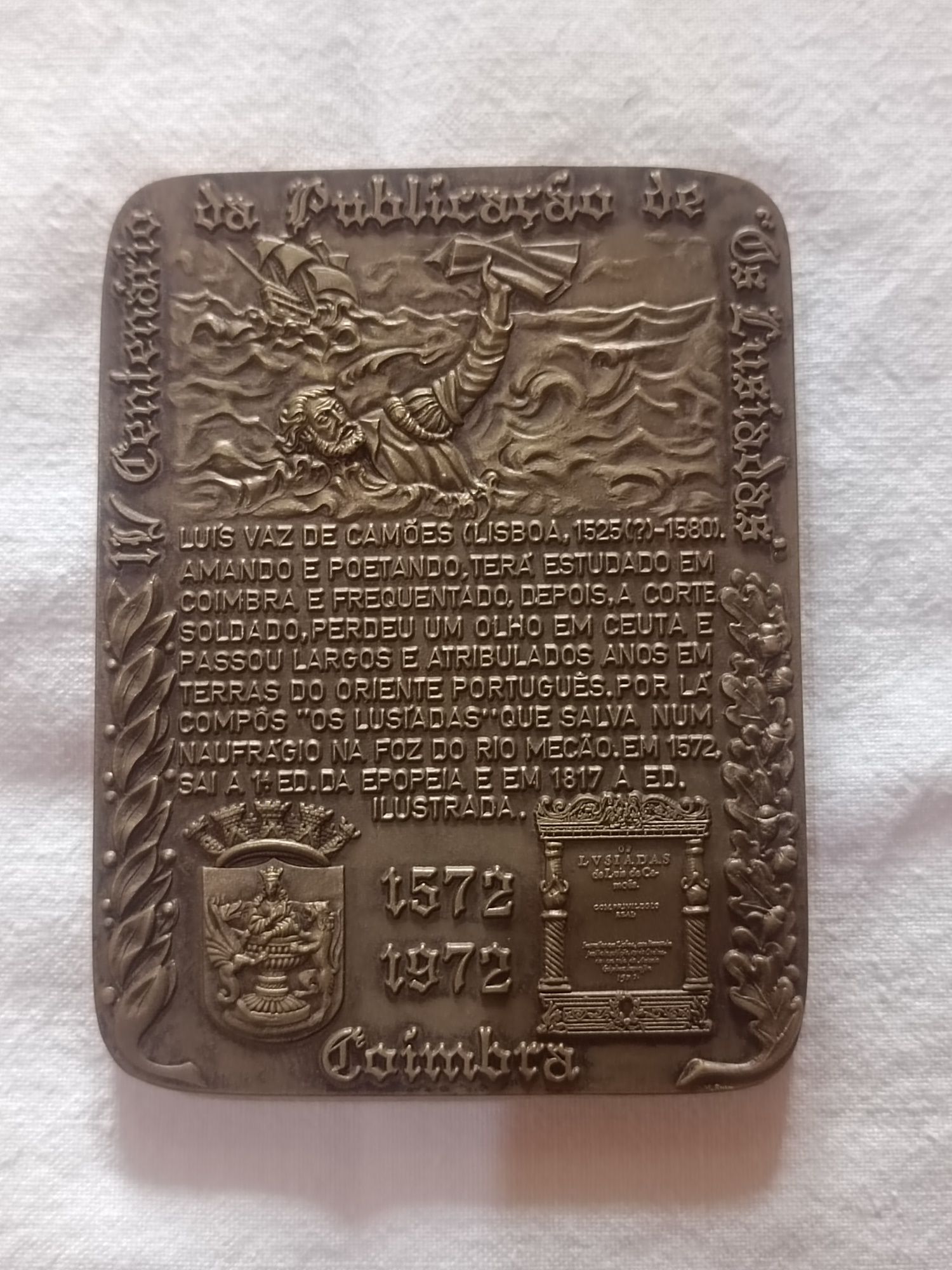 Medalha Gruta de Camões, em Macau