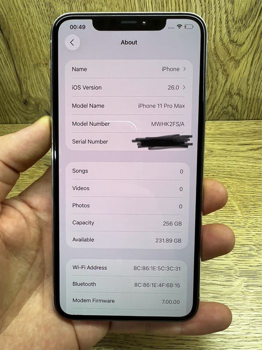 iPhone 11 Pro Max 256 Gb