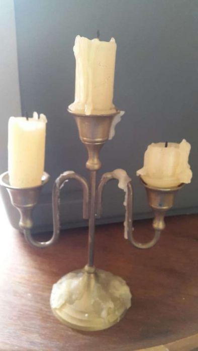 Porta velas antigo