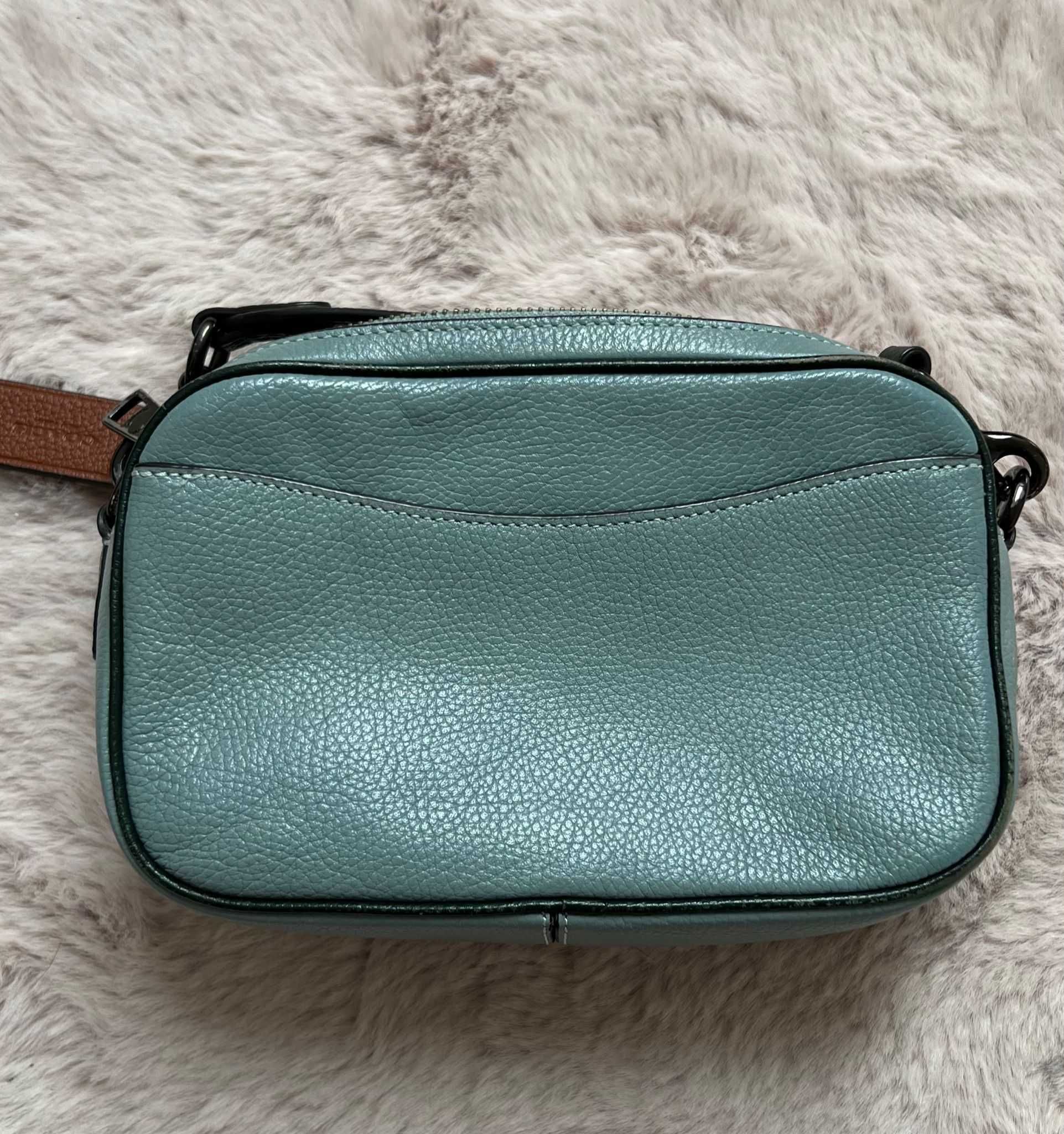 Coach Torebka Cb Wllw Cam Bag C0695 Niebieski - oryginał