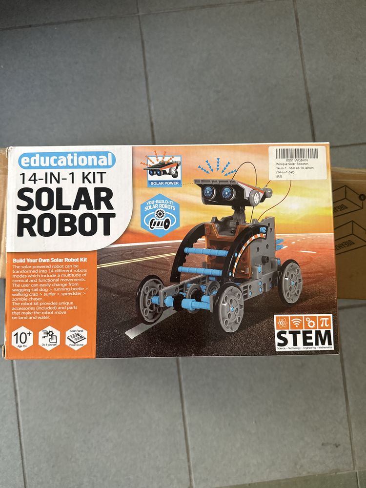 Zestaw 14w 1 - Robot solarny lego, nowy, posiadam 20 sztuk
