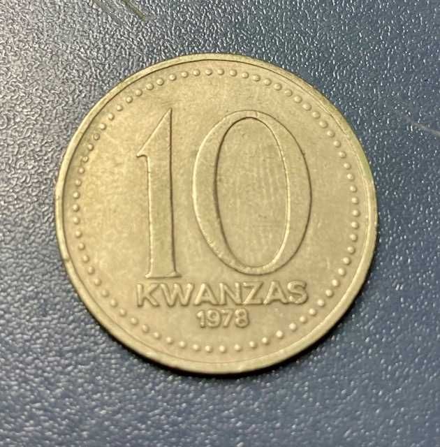 Moeda 10 kwanzas de 1978, Angola