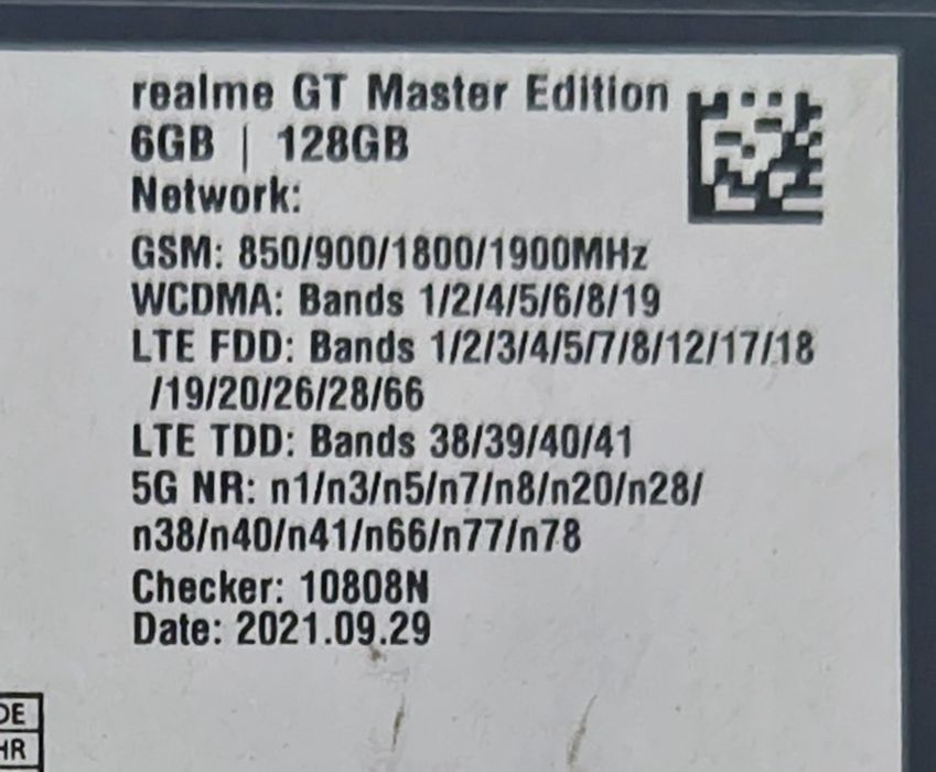 Realme GT Master Edition