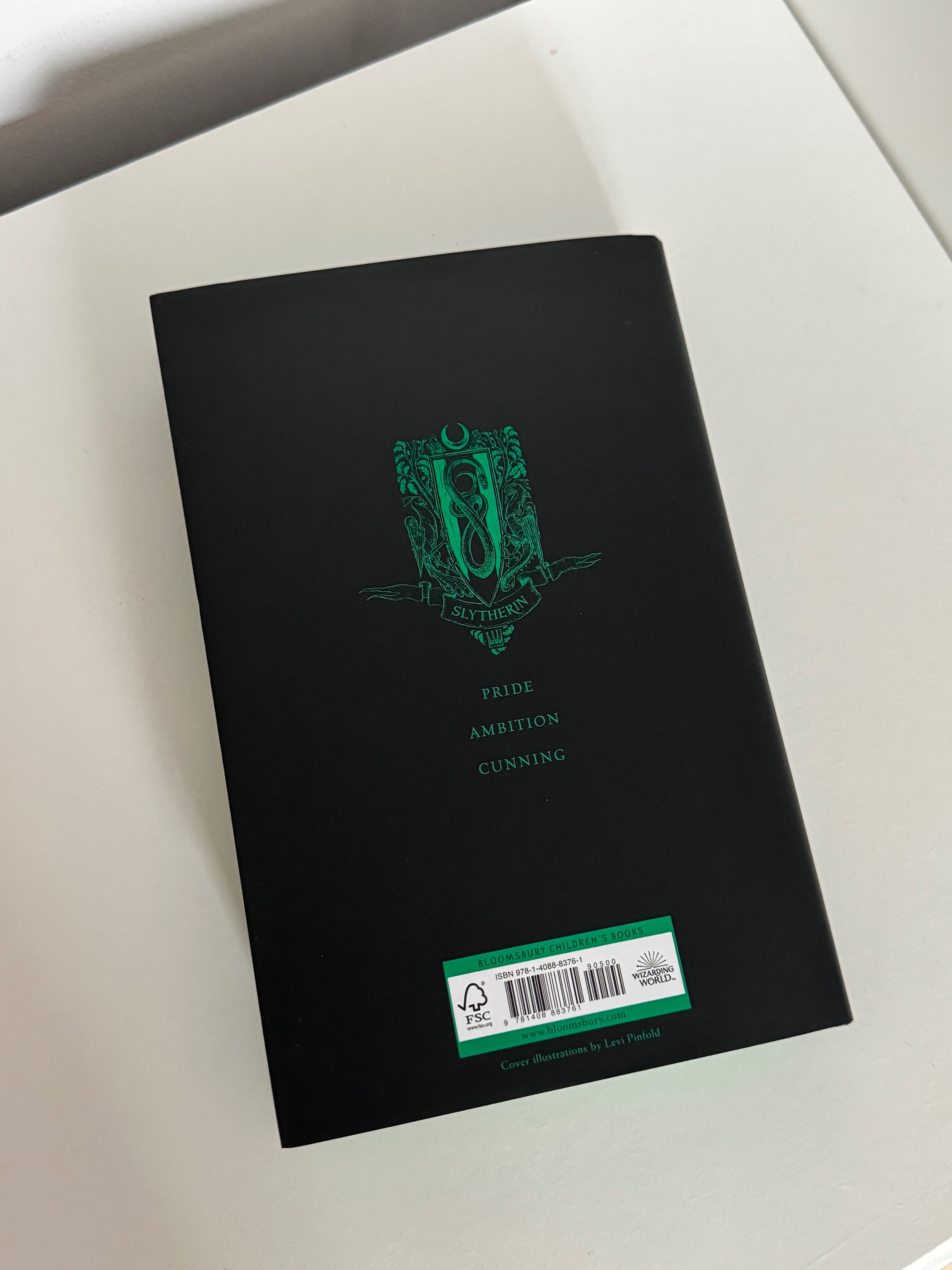 Harry Potter and the philosopher’s stone J. K. Rowling Slytherin