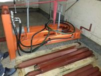 Przepych kret hydrauliczny zestaw na przyczepce