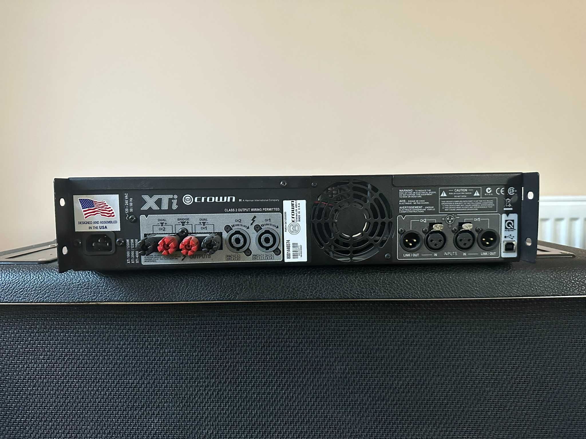 Crown XTi 2000 – wzmacniacz mocy 2 x 1000 W, profesjonalny, używany