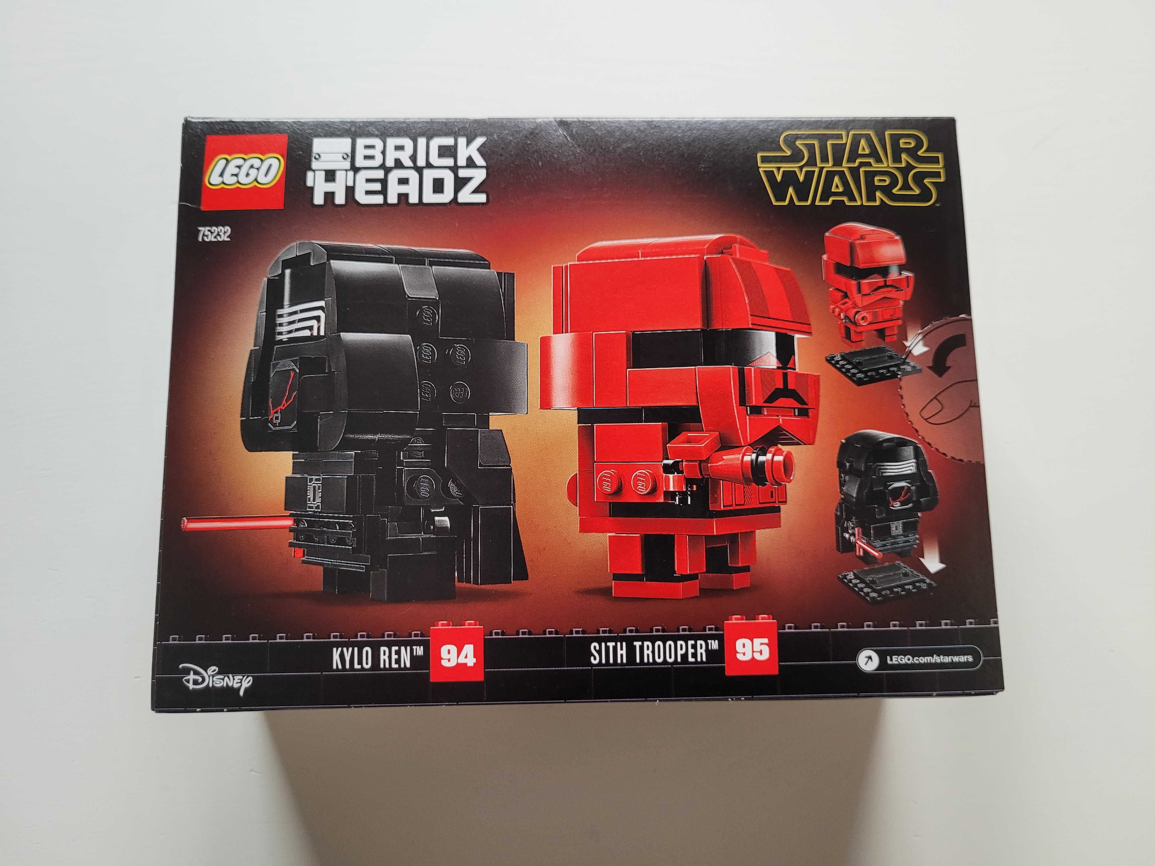 Lego 75232 BrickHeadz Star Wars Kylo Ren i Żołnierz Sithów nowe