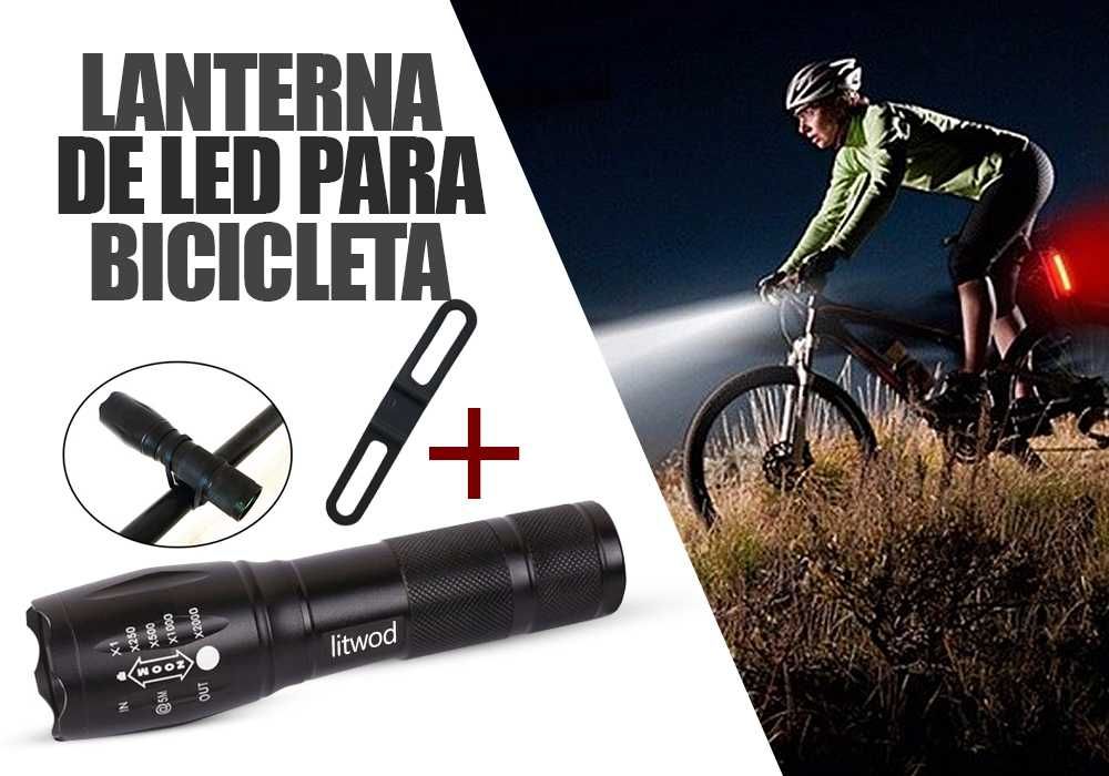 Lanterna LED Bike 6 Modos