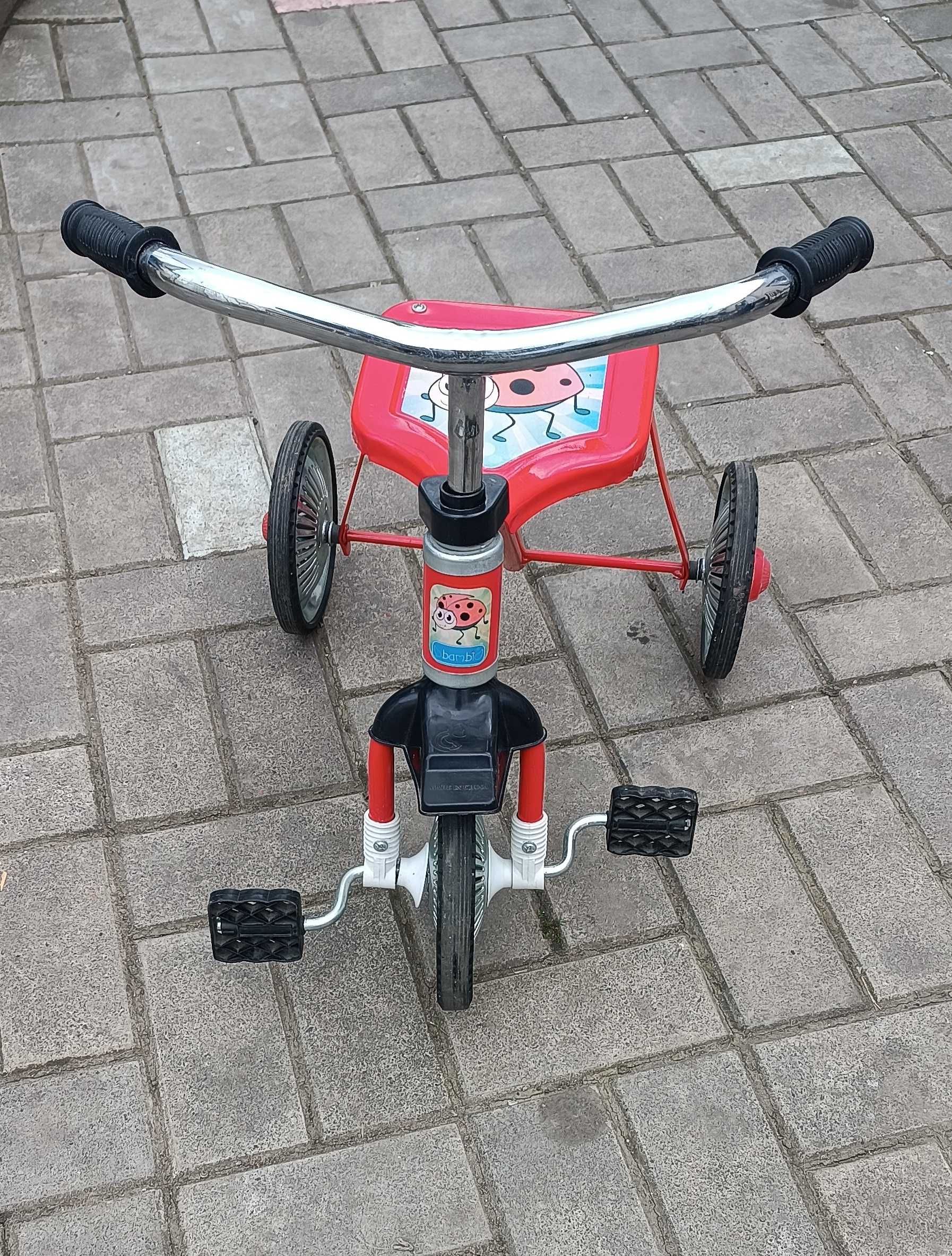 детский 3 х колесный велосипед