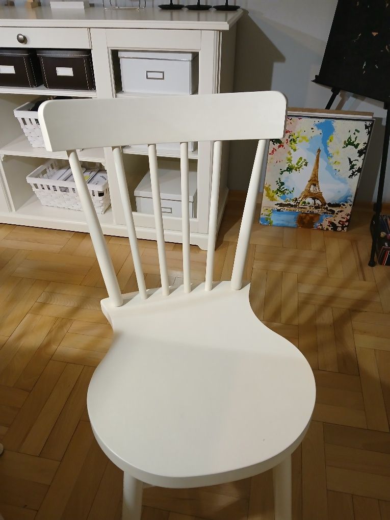Ikea stół biały Liatorp+ krzesła Norraryd sprzedawane osobno