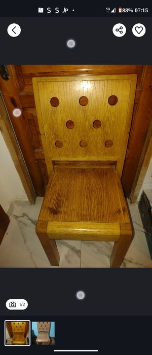 Krzesła dębowe do renowacji