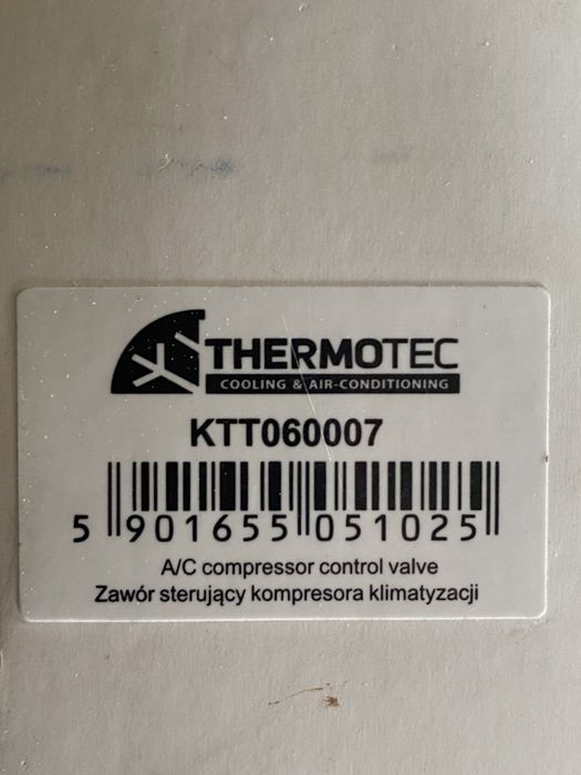Thermotec KTT060007 Zawór regulacyjny, kompresor