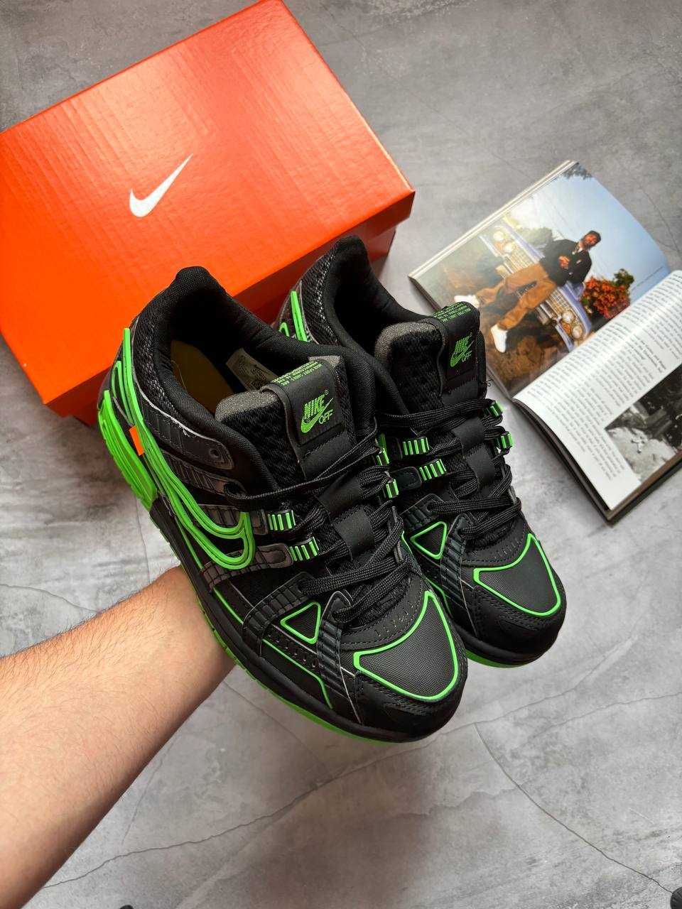 (38-45) Nike Air Rubber Dunk ‘Green Strike’ x Off-White