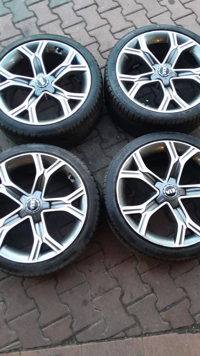 Felgi Kia Stinger 225/40 i 255/35 R19 + opony zimowe Continental W