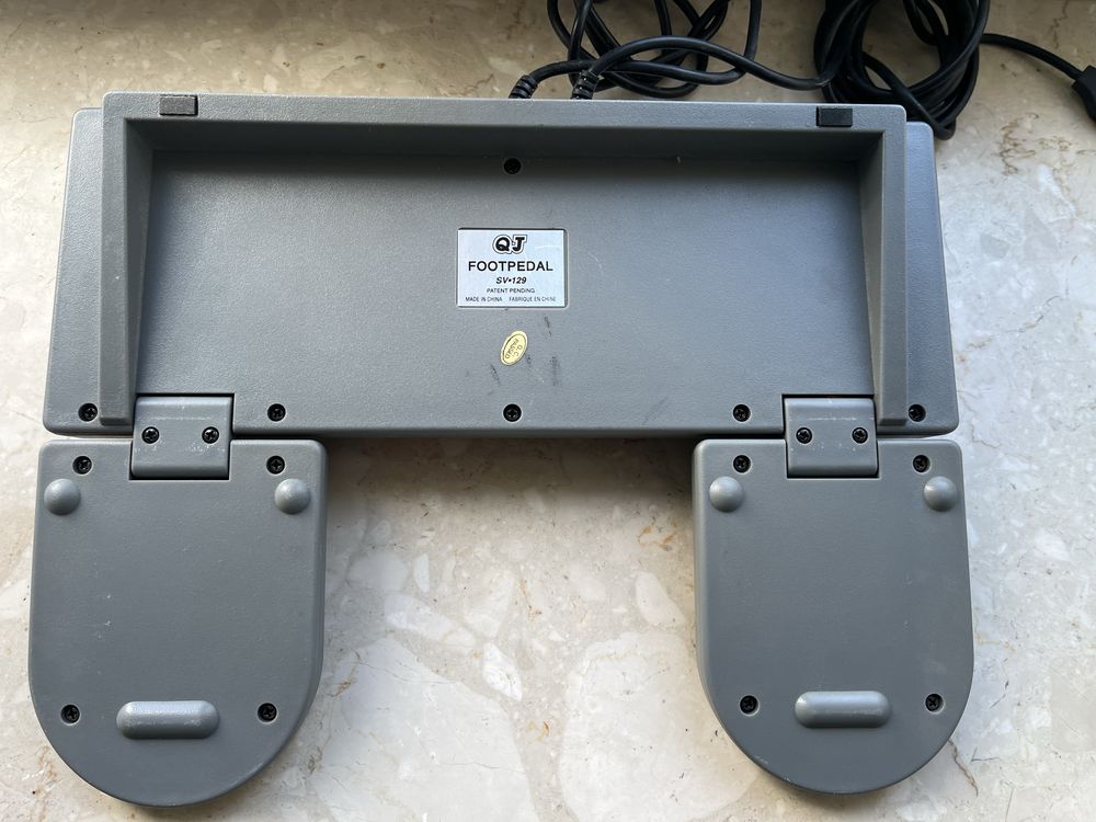 Footpedal QJ joystick Atari Commodore Amiga C64 C128